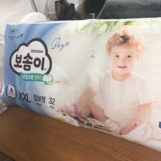 보솜이 리얼코튼 팬티형 — 5점을 준 리뷰어가 2019년 3월 올린 사용 사진