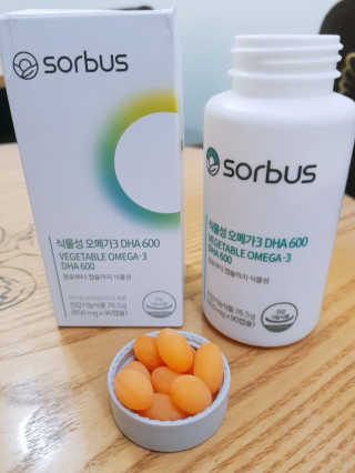 소버스 식물성 오메가3 DHA 600 — 5점을 준 리뷰어가 2020년 3월 올린 사용 사진