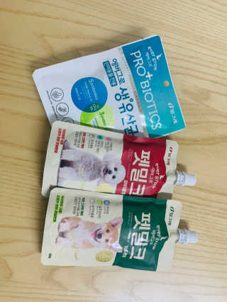 [빙그레] 에버그로 생유산균 1봉（10포입）+펫밀크2팩 — 4점을 준 리뷰어가 2019년 5월 올린 사용 사진