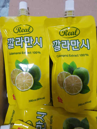 장수농가 리얼깔라만시 — 5점을 준 리뷰어가 2018년 4월 올린 사용 사진