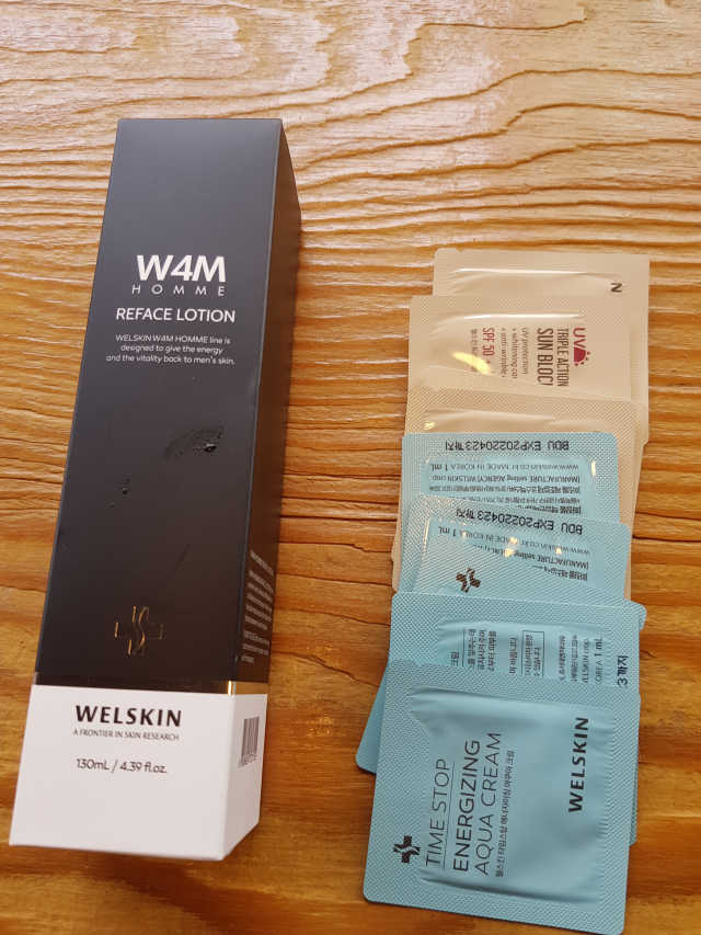 W4M 옴므 리페이스 로션 리뷰 사진