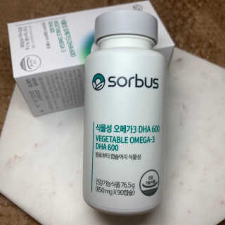 소버스 식물성 오메가3 DHA 600 — 5점을 준 리뷰어가 2020년 3월 올린 사용 사진