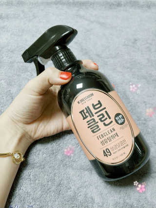 더블유드레스룸 페브클린 500ml — 5점을 준 리뷰어가 2018년 8월 올린 사용 사진