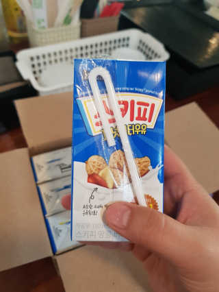 스키피피넛우유 스키피 피넛버터우유 — 5점을 준 리뷰어가 2019년 11월 올린 사용 사진