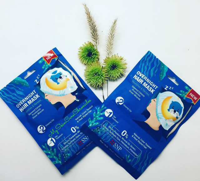 SNP 숙박 헤어 마스크 _Nourishes and Renews 리뷰 사진