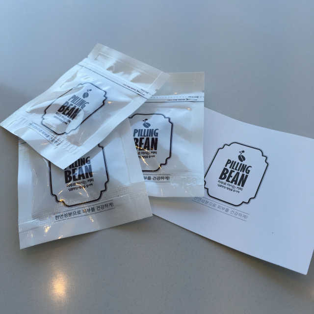 필링빈 프리미엄 커피 스크럽 클렌저 10팩입 리뷰 사진