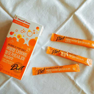 비타민하우스 버블팝 다이어트 발포가르시니아 청포도/복숭아 — 4점을 준 리뷰어가 2017년 6월 올린 사용 사진