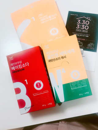 레인보우샵 올인원세탁세제,베이킹소다 스틱포6개입+세탁조클리너 — 5점을 준 리뷰어가 2018년 3월 올린 사용 사진