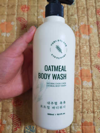 (주)에네스티 내추럴 촉촉  오트밀 바디워시 500ml — 5점을 준 리뷰어가 2019년 10월 올린 사용 사진