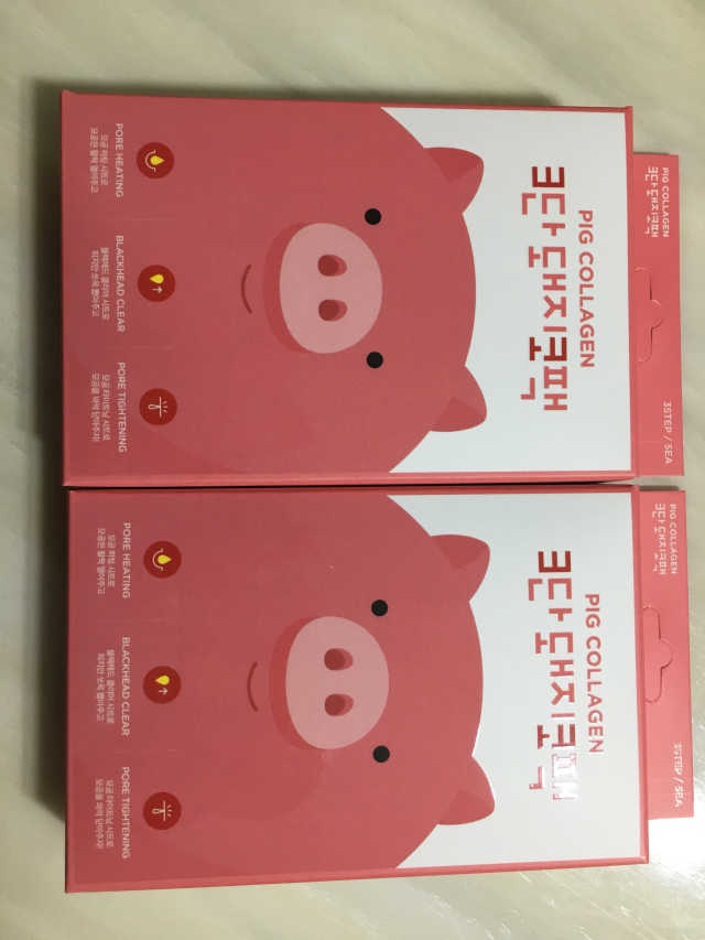 오리지널 미팩토리 3단 돼지코팩 5매입 X 2 리뷰 사진