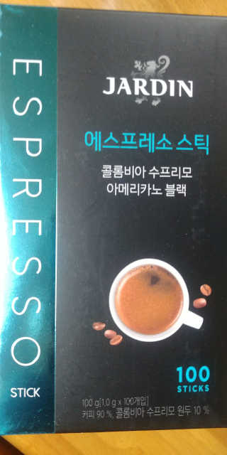 (주)쟈뎅 쟈뎅 에스프레소 스틱 아메리카노 블랙 — 4점을 준 리뷰어가 2018년 10월 올린 사용 사진