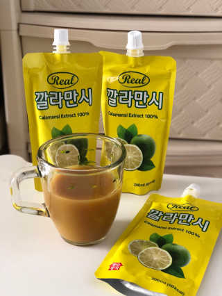 장수농가 리얼깔라만시 — 5점을 준 리뷰어가 2018년 4월 올린 사용 사진