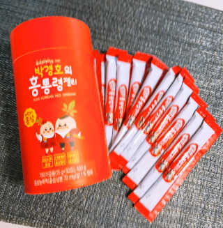 메이준뉴트리 박경호의 어린이 홍삼 홍통령젤리 30포 — 4.5점을 준 리뷰어가 2020년 2월 올린 사용 사진