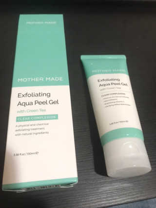 [마더메이드]엑스폴리에이팅 아쿠아필링젤 w. 그린티_E — 5점을 준 리뷰어가 2019년 8월 올린 사용 사진