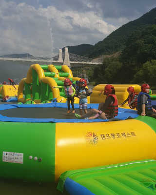 [캠프통포레스트] 수상레저 Big5 4인권 — 4.5점을 준 리뷰어가 2019년 7월 올린 사용 사진