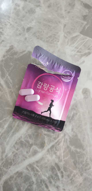 [감량공식] 다이어트 건강기능식품 — 5점을 준 리뷰어가 2019년 12월 올린 사용 사진