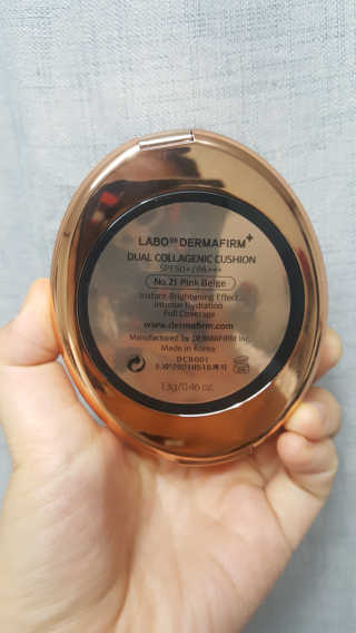 [라보드더마펌] 듀얼 콜라제닉 쿠션 — 3점을 준 리뷰어가 2019년 9월 올린 사용 사진