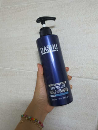 다슈코리아 다슈 데일리 단백질 한방 두피 골드 샴푸 500ml — 4점을 준 리뷰어가 2019년 9월 올린 사용 사진
