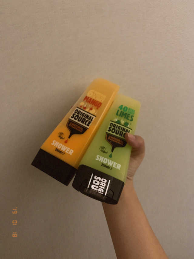 오리지널소스 샤워젤 라임 + 망고세트 리뷰 사진