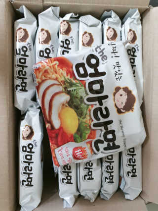 라면 그대로가 제일 맛있는 더엄마라면 — 3점을 준 리뷰어가 2019년 6월 올린 사용 사진