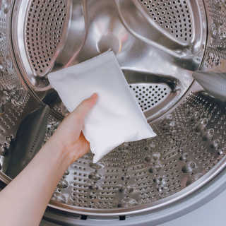 레인보우샵 올인원세탁세제,베이킹소다 스틱포6개입+세탁조클리너 — 5점을 준 리뷰어가 2018년 4월 올린 사용 사진