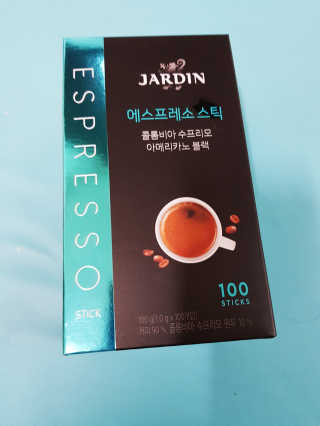 (주)쟈뎅 쟈뎅 에스프레소 스틱 아메리카노 블랙 — 5점을 준 리뷰어가 2018년 10월 올린 사용 사진