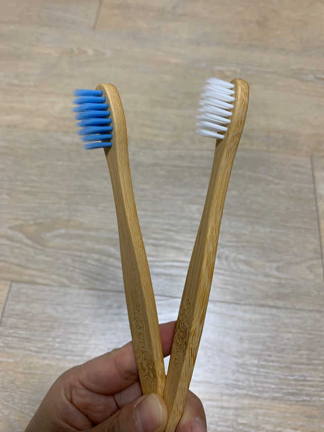 닥터노아 봉봉 유아 대나무 칫솔 4개 세트 리뷰 사진