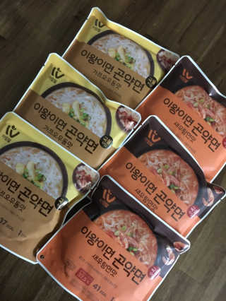 아임웰 이왕이면 곤약면 2종 — 4점을 준 리뷰어가 2019년 10월 올린 사용 사진