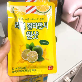 장수농가 리얼깔라만시 원샷 50ml 10팩+보틀 — 5점을 준 리뷰어가 2019년 5월 올린 사용 사진
