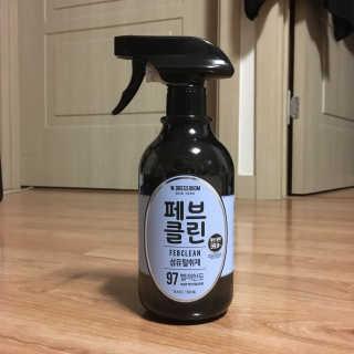더블유드레스룸 페브클린 500ml — 5점을 준 리뷰어가 2018년 8월 올린 사용 사진