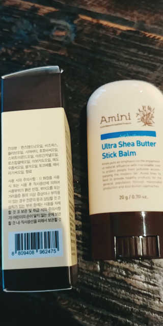 아미니 울트라 시어 버터 스틱 밤 — 5점을 준 리뷰어가 2019년 1월 올린 사용 사진