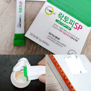 유산균하우스 [프로바이오닉]락토피SP 스틱 — 5점을 준 리뷰어가 2019년 4월 올린 사용 사진