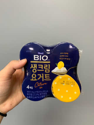 [매일 바이오] 생크림요거트 플레인 12개 + 유자 12개 — 5점을 준 리뷰어가 2019년 7월 올린 사용 사진