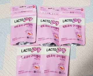 락토조이 구미젤리 복숭아맛 — 5점을 준 리뷰어가 2019년 10월 올린 사용 사진
