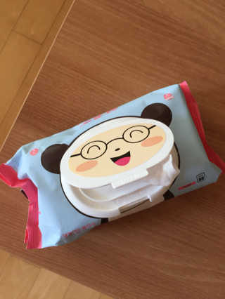 달곰이 물티슈 — 4점을 준 리뷰어가 2017년 5월 올린 사용 사진
