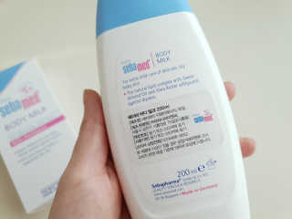 세바메드 베이비 바디밀크 200ml — 5점을 준 리뷰어가 2019년 12월 올린 사용 사진