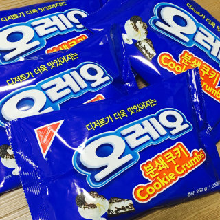 오레오 분쇄쿠키 — 3.5점을 준 리뷰어가 2016년 8월 올린 사용 사진