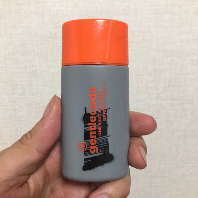 젠틀코드 원 샷 선 로션 리뷰 사진