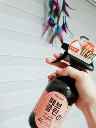 더블유드레스룸 페브클린 500ml — 5점을 준 리뷰어가 2018년 8월 올린 사용 사진