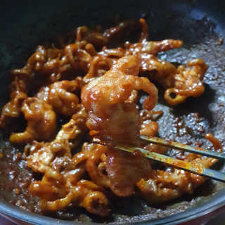 수월한 매운불닭발 350g — 2.5점을 준 리뷰어가 2019년 4월 올린 사용 사진