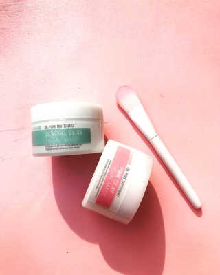 Dr.pore tightening pink clay facial mask — 4.33점을 준 리뷰어가 2018년 9월 올린 사용 사진