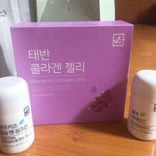 네츄럴굿띵스 태반 콜라겐 젤리 15포 — 4.83점을 준 리뷰어가 2018년 11월 올린 사용 사진