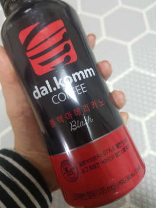 [빙그레] 달콤커피 콜라보 디카페인, 블랙 아메리카노 — 4점을 준 리뷰어가 2019년 1월 올린 사용 사진