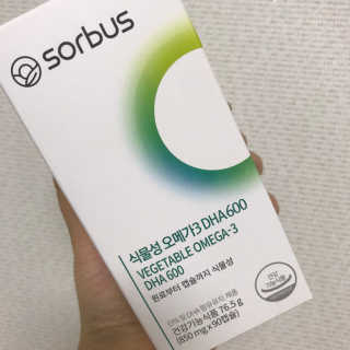 소버스 식물성 오메가3 DHA 600 — 4점을 준 리뷰어가 2020년 3월 올린 사용 사진