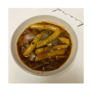 잠실맛집,홍코너떡볶이가우리집에[옛날맛,짜장맛옵션] — 5점을 준 리뷰어가 2019년 12월 올린 사용 사진