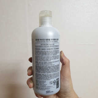 셀리본 하수오 내츄럴 프리벤션 탈모관리 샴푸 300ml — 5점을 준 리뷰어가 2019년 11월 올린 사용 사진