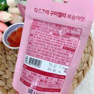 락토조이 구미젤리 복숭아맛 — 5점을 준 리뷰어가 2019년 10월 올린 사용 사진