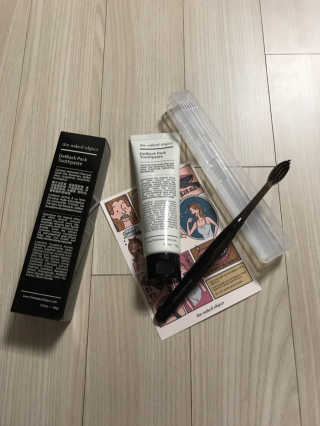 the naked object 디블랙팩치약 디블랙칫솔 세트 — 4점을 준 리뷰어가 2019년 3월 올린 사용 사진