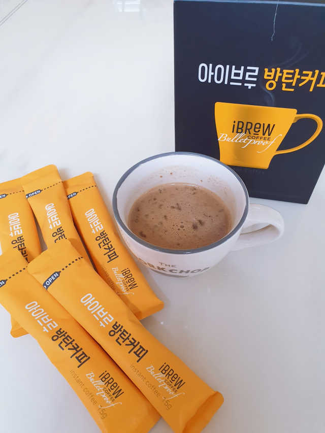 아이브루 방탄커피 리뷰 사진