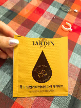 (주)쟈뎅 쟈뎅 핸드 드립커피 3종 — 4.5점을 준 리뷰어가 2018년 3월 올린 사용 사진